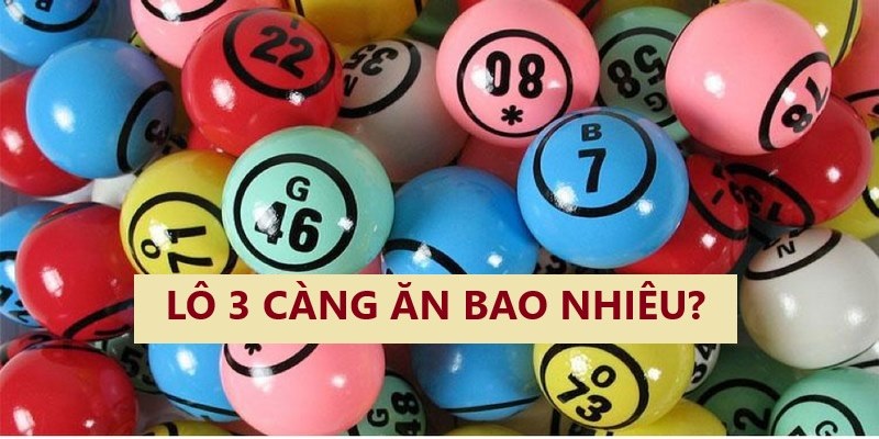 Giải đáp 1 điểm lô tô 3 càng ăn bao nhiêu tiền