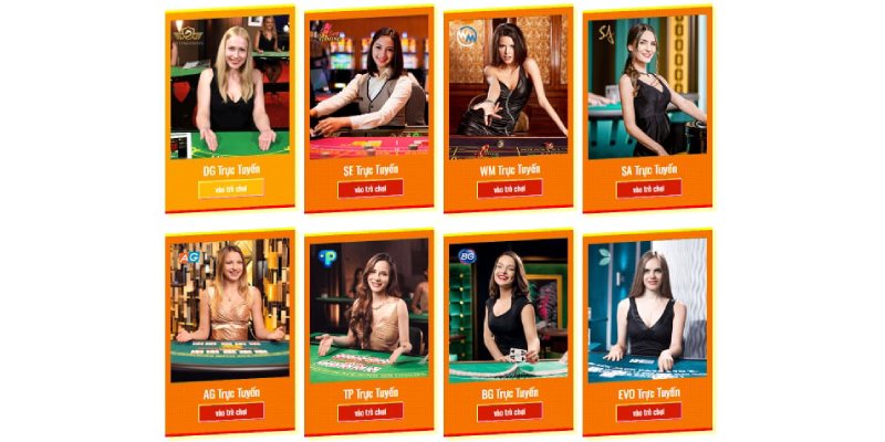 Những sản phẩm uy tín đỉnh cao của Casino