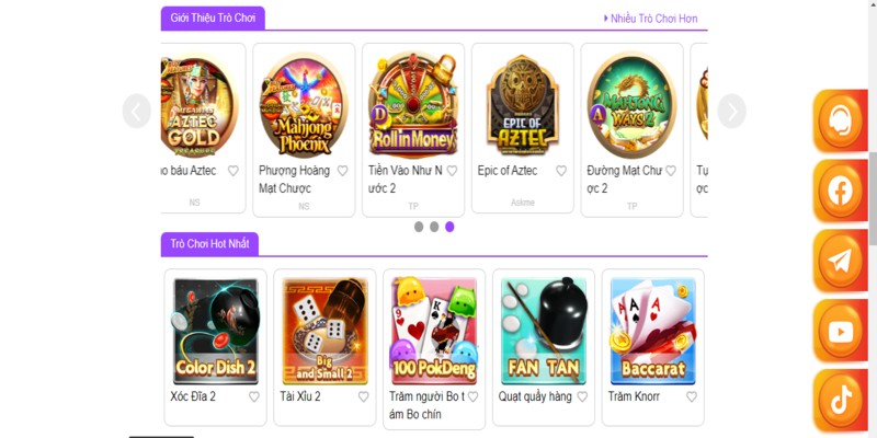 Sảnh game bài GK88 cung cấp đa dạng sản phẩm hot